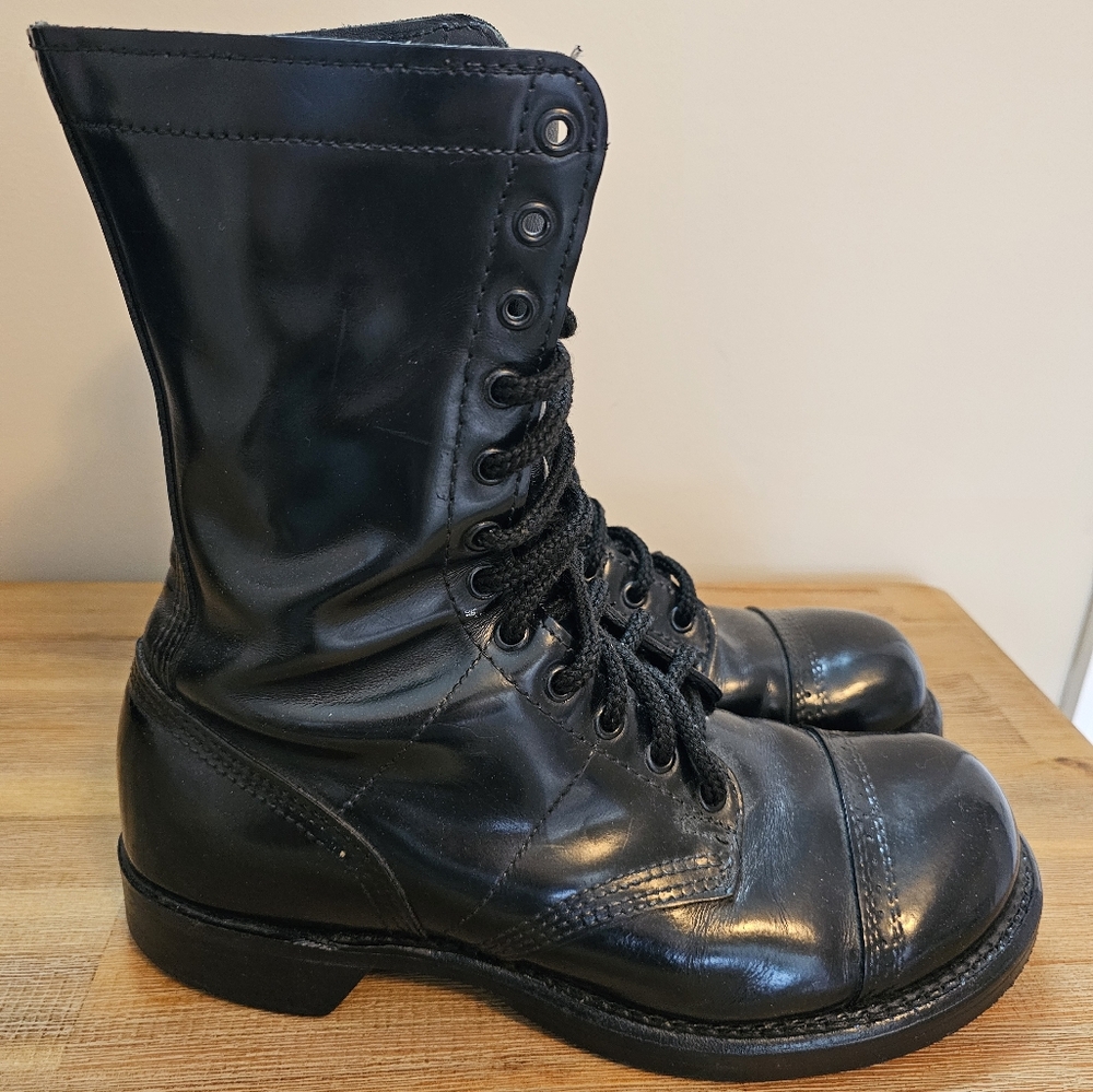 CORCORAN Full Force 1500 Mens Jump Black Leather Combat Boots